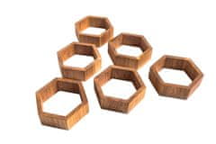 CAPOARTI® Minimalistične poličke HEXAGON OAK