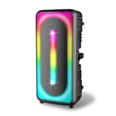 Bass Polska FM USB karaoke zvočnik Bluetooth 150W + daljinec in mikrofon LED RGB