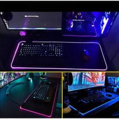 eCarla LED igralna podloga za miško 80x30 cm MP03 II