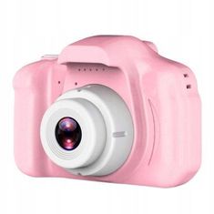 Otroški digitalni fotoaparat LCD SD 450mAh roza