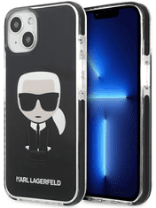 Karl Lagerfeld Iconic Full Body ovitek za iPhone 13, črn (KLHCP13MTPEIKK)