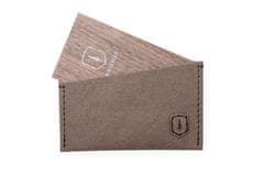 BeWooden moški imetnik vizitke iz pralnega papirja Brunn Washpaper Card Holder rjava