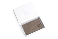 BeWooden moški imetnik vizitke iz pralnega papirja Brunn Washpaper Card Holder rjava