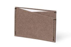 BeWooden moški imetnik vizitke iz pralnega papirja Brunn Washpaper Card Holder rjava