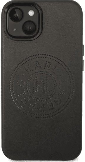 Karl Lagerfeld Logo ovitek za iPhone 14, črn (KLHCP14SFWHK)