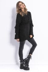 Fobya ženski pulover Mantissa črna L/XL