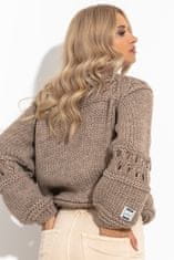Fobya ženski pulover Camellia rjava S/M