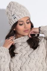 Fobya Ženske pletene pokrovček Vore bež univerzalna