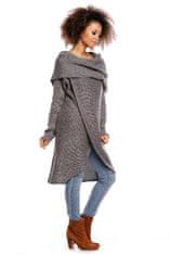 PeeKaBoo ženske pletene puhasto pulover Janoshalma temno siva univerzalna