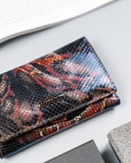 Lorenti Žensko usnje denarnico z varnostjo RFID Firence klaret, črna univerzalna
