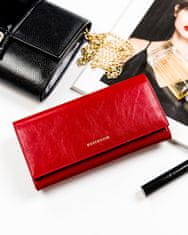 Peterson Žensko usnje denarnico Christine rdeča univerzalna