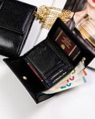 Peterson Žensko usnje denarnico Kokemaki črna univerzalna