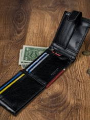 Rovicky Usnjena denarnica z varnostjo RFID Karkkila rdeča univerzalna