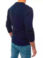 Dstreet Moški pulover sreda temno modra XXL