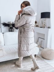 Dstreet Ženski plašč Lina Obkrožen bež XXL