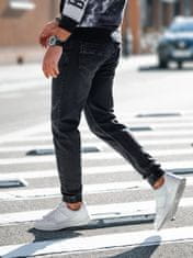 OMBRE Moške džins hlače joggers Reynard črna l