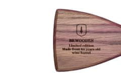 BeWooden Moški lesen metuljček Red Wine Bow Tie