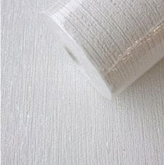 shumee Sintra srebrna bleščeča progasta vinilna tapeta 10 m