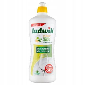 shumee Ludwik detergent za pomivanje posode z vonjem citrusov 900 g