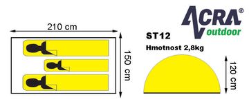 ACRAsport ST12 Turistični šotor za 2- 3 osebe