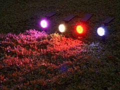 Verkgroup Solarna reflektorska talna ali stenska LED RGB svetilka