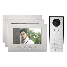 ELMARK Smart video domofon IP 44 + 3x monitor