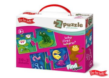 Daljna dežela Puzzle parjenje živalskih hiš