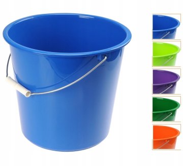 shumee Plastično gospodinjsko vedro 10l večbarvno