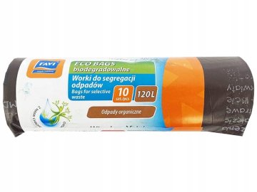 shumee Rjave vreče za sortiranje organskih odpadkov 120l