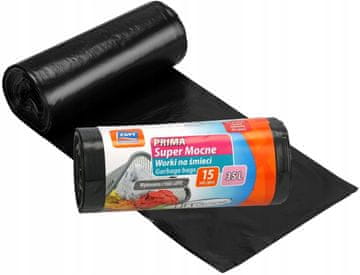 shumee Super močne vreče za smeti 35l črne 15 kom