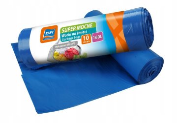 shumee Vreče za smeti Strong modre 10 kom 160l