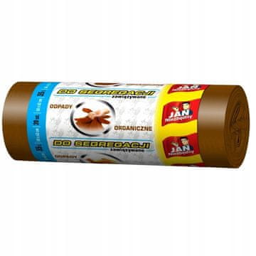 shumee Rjave ločevalne vrečke za organske odpadke 35 l