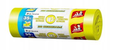 shumee Rumene vreče za sortiranje plastike 35 l