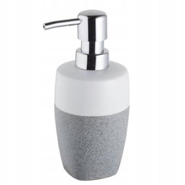 shumee Kamnit beli in sivi kopalniški dozirnik za milo