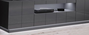 Cama meble Cama LED osvetlitev za RTV omaro REJA - bela, brez omare, površinska montaža, AC napajanje