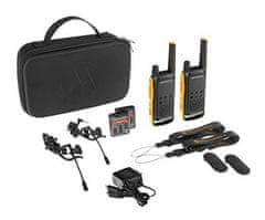 Motorola Motorola Talkabout T82 Extreme Twin Pack dvosmerni radio 16 kanalov Črna, oranžna