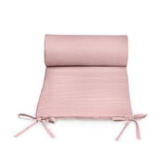 Petite&Mars PETITE&amp;MARS Zaščitni plašč za otroško posteljico TILLY MAX Dusty Pink 360 cm