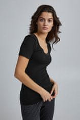 ICHI Ženska majica s kratkimi rokavi IHZOLA 20103264-10001 (Velikost XXL)