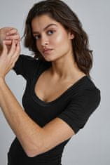ICHI Ženska majica s kratkimi rokavi IHZOLA 20103264-10001 (Velikost XXL)