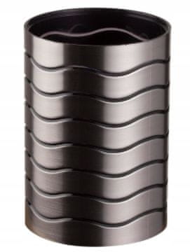 shumee Srebrna kozmetična kopalniška skodelica Lines