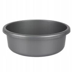 shumee Okrogla srebrna kopalniška školjka CLASSIC 6,2 l 31 cm