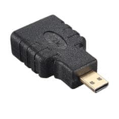 Northix Pozlačen adapter Micro-HDMI na HDMI 