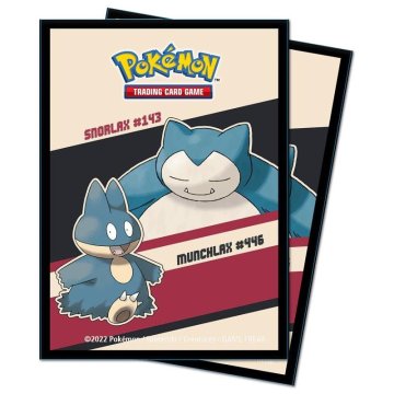 Ultra Pro Pokémon : ovitki za zaščitne kartice 65 kosov - Snorlax in Munchlax