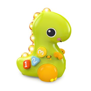 Bright Starts Glasbena svetlobna premikajoča se igrača Dino, 6m+