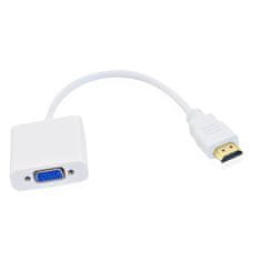 Northix Adapter HDMI v VGA - bel 