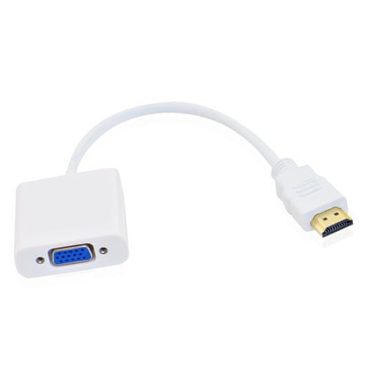 Northix Adapter HDMI v VGA - bel