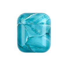 Northix Zaščitna torbica za AirPods - Turquoise Marble 
