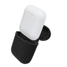Northix Airpods torbica iz silikona - črna 