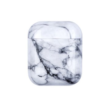 Northix Zaščitna torbica za AirPods - bel marmor
