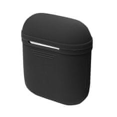Northix Airpods torbica iz silikona - črna 